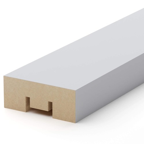 Рейка Интерьерная МДФ Stella Бриона Standart Белый