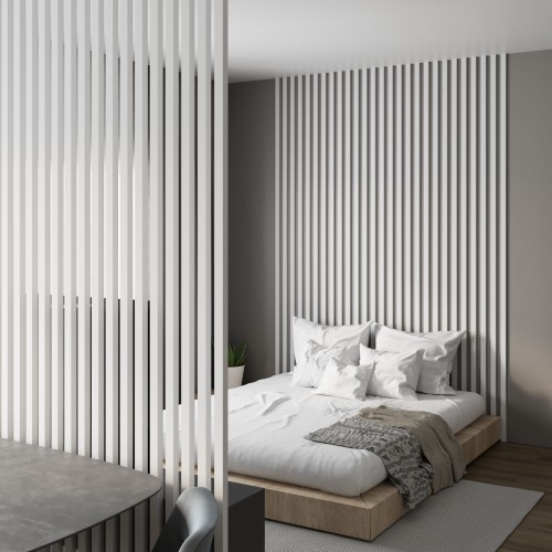 Рейка Интерьерная МДФ Stella Бриона Standart Белый