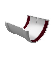 Соединитель желобов ПВХ Grand Line Белый (RAL 9003)