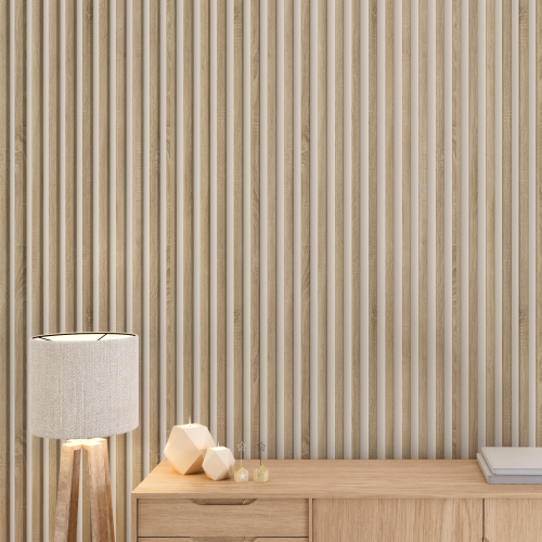 Рейка Интерьерная МДФ Stella Модель 12 Standart Дуб Сонома