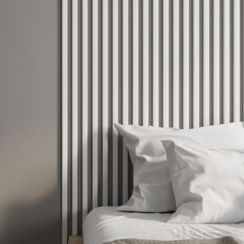 Рейка Интерьерная МДФ Stella Милана Standart Белый