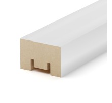 Рейка Интерьерная МДФ Stella Милана Standart Белый