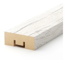 Рейка Интерьерная МДФ Stella Бриона Standart Дуб Санремо Белый