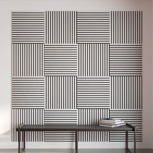 Панель стеновая акустическая МДФ Stella Comfort Standart Белый