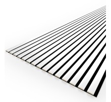 Панель стеновая акустическая МДФ Stella Comfort Standart Белый