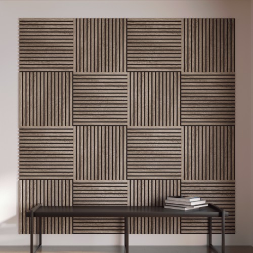 Панель стеновая акустическая МДФ Stella Comfort Standart Дуб Винтаж