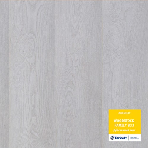 Ламинат Tarkett Woodstock 4V Дуб Снежный Люкс 504044132 Ламинат Tarkett Woodstock 4V Дуб Снежный Люкс 504044132