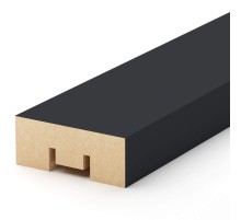 Рейка Интерьерная МДФ Stella Бриона Standart Black Edition