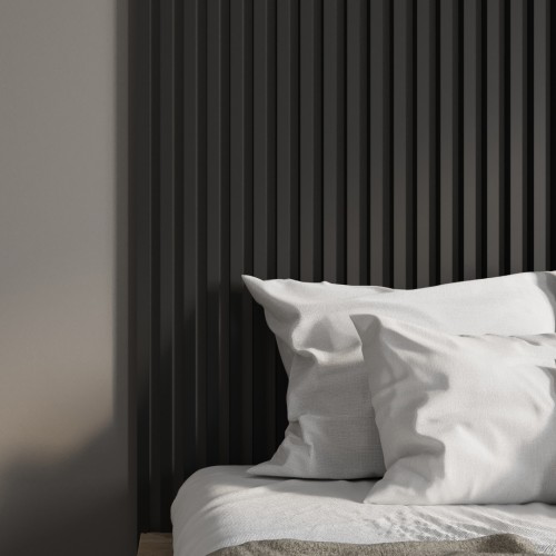 Рейка Интерьерная МДФ Stella Ривьера Standart Black Edition