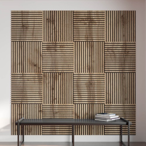 Панель стеновая акустическая МДФ Stella Comfort Standart Дуб Сонома