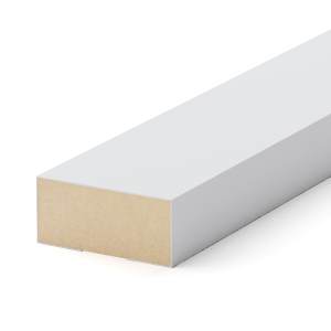 Рейка Интерьерная МДФ Stella Модель 12 Standart Белый