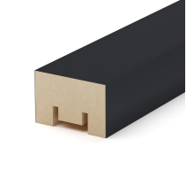 Рейка Интерьерная МДФ Stella Милана Standart Black Edition