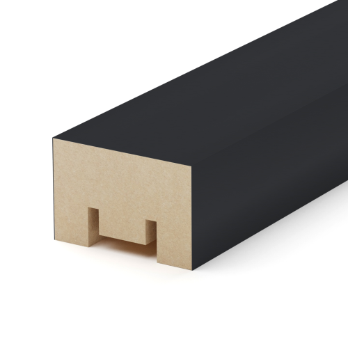 Рейка Интерьерная МДФ Stella Милана Standart Black Edition