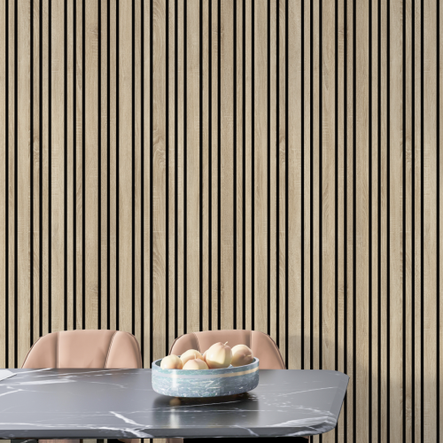 Панель стеновая акустическая МДФ Stella Dream Standart Дуб Сонома